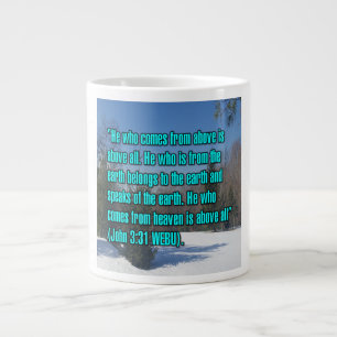 Grande Tasse Jean 3:31 WEBU Mug