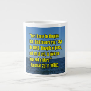 Grande Tasse Jérémie 29:11 WEBU Mug