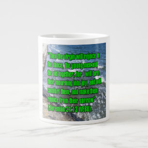 Grande Tasse Jérémie 31:13 WEBU Mug
