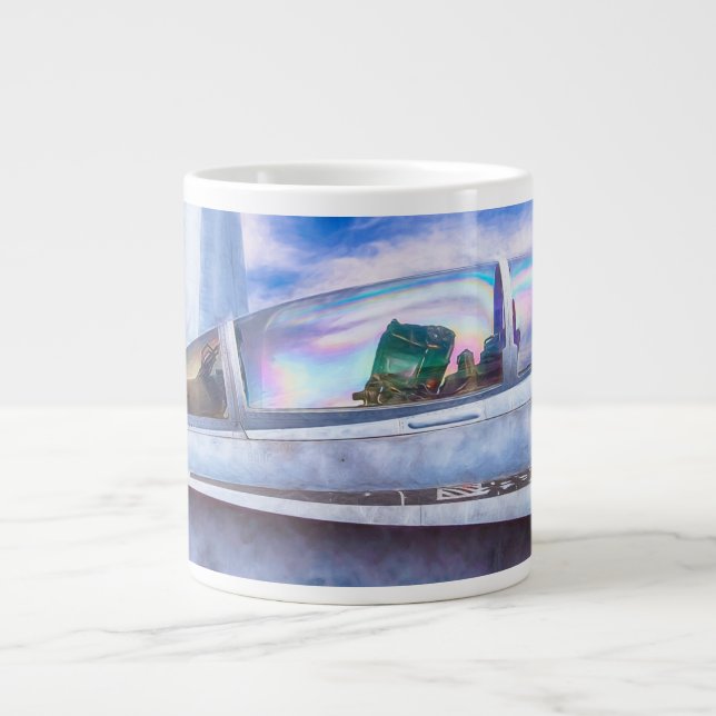 GRANDE TASSE JET DE COMBATTRE F-18 HORNET À L'AISE (Devant)