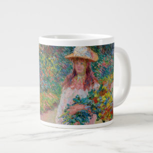 Grande Tasse Jeune fille dans le jardin de Giverny, 1888