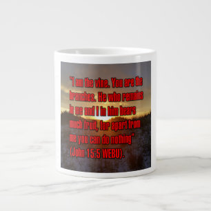 Grande Tasse John 15:5 WEBU Mug