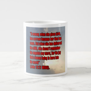 Grande Tasse John 16:21 WEBU Mug
