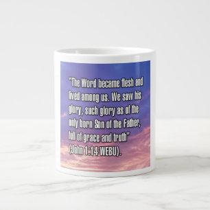 Grande Tasse John 1:14 WEBU Mug