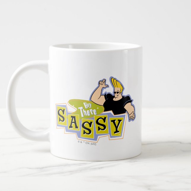 Grande Tasse Johnny Bravo - Hey There Sassy (Gauche)