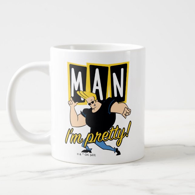 Grande Tasse Johnny Bravo - Man I'm Pretty (Gauche)