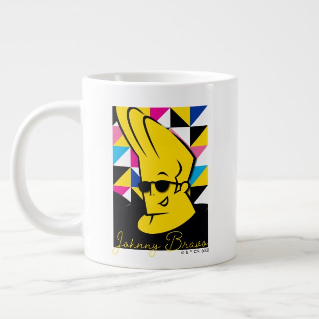 Grande Tasse Johnny Bravo Pop Art Graphic (Gauche)