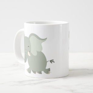 Grande Tasse Joie Cartoon Eléphant Jumbo Mug