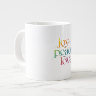 Grande Tasse joie paix amour
