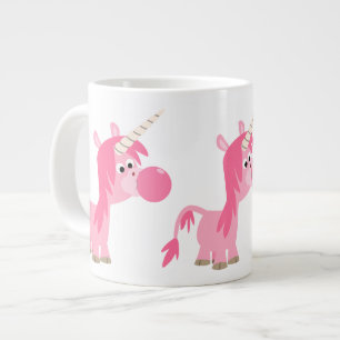 Grande Tasse Joli dessin bulle gomme Unicorn Jumbo Mug