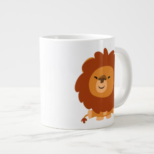 Grande Tasse Joli Dessin Cartographié Lion Jumbo Mug