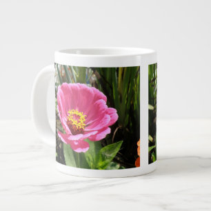 Grande Tasse Joli rose Zinnia Mug