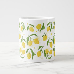 Grande Tasse Jolie Muge jaune citron