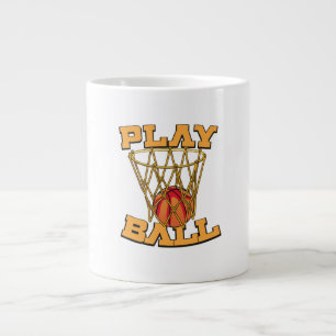Grande Tasse Jouer au basket-ball.