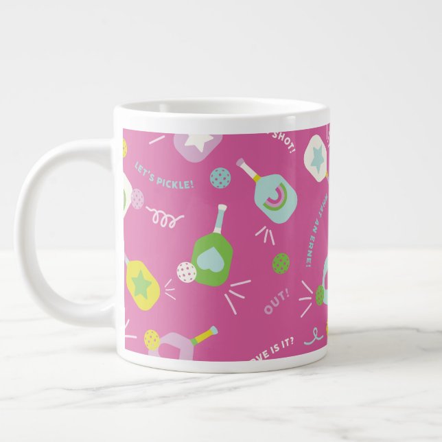 Grande Tasse Joueuse de Pickleball Cadeau pour sa Mug de spécia (Gauche)