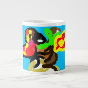 Grande Tasse Journée de la jungle des perroquets