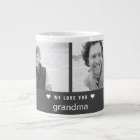 Journée moderne des grands-parents Photo en noir e
