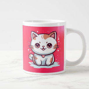 Grande Tasse Jovely Chat Kawaii Style Clipart-47758
