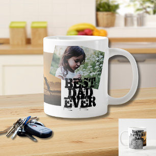 Grande Tasse Joyeuse Fête des Pères Meilleur Papa Ever 3 Photo