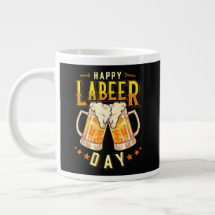 Grande Tasse Joyeuse fête du Labeer drôle Fête du Travail