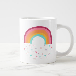Grande Tasse Joyeux arc-en-ciel