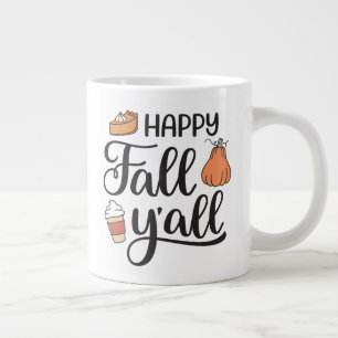 Grande Tasse Joyeux automne Y'all