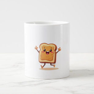 Grande Tasse Joyeux Beurre d'arachide Toast de la Mug