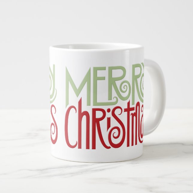 Grande Tasse Joyeux margarita verte Jumbo Mug (Devant droit)