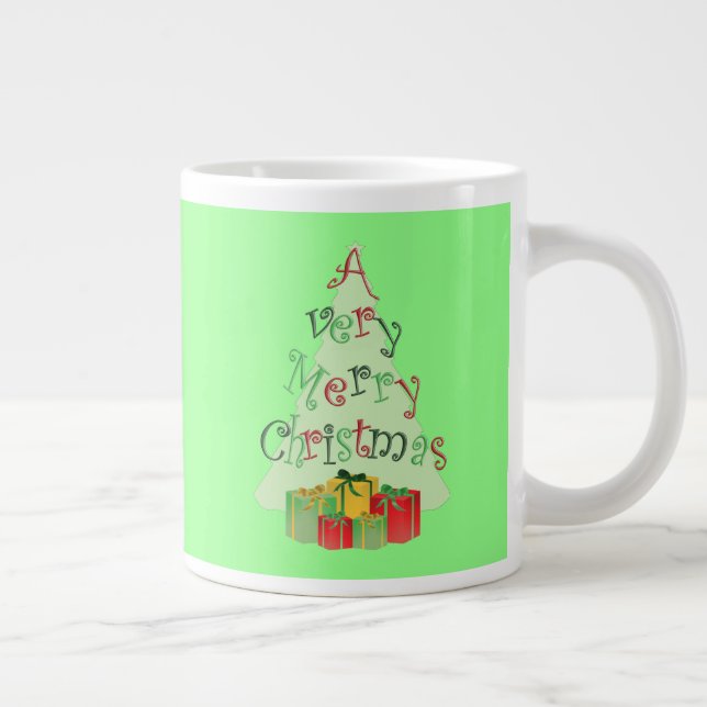 Grande Tasse Joyeux Noël Arbre Musique de Noël (Droite)