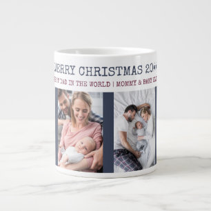 Grande Tasse Joyeux Noël Meilleur Papa du Monde 4 Photo