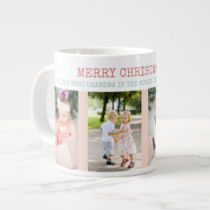 Grande Tasse Joyeux Noël Meilleure Grand-Mère du Monde 4 Photo