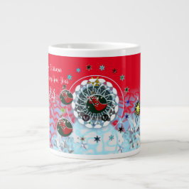 Grande Tasse Joyeux Noël Vent Santa Claus Sock