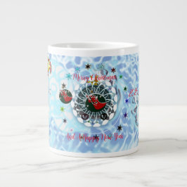 Grande Tasse Joyeux Noël Vent Santa Claus Sock