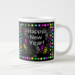 Grande Tasse Joyeux voeux du Nouvel An Jumbo Mug