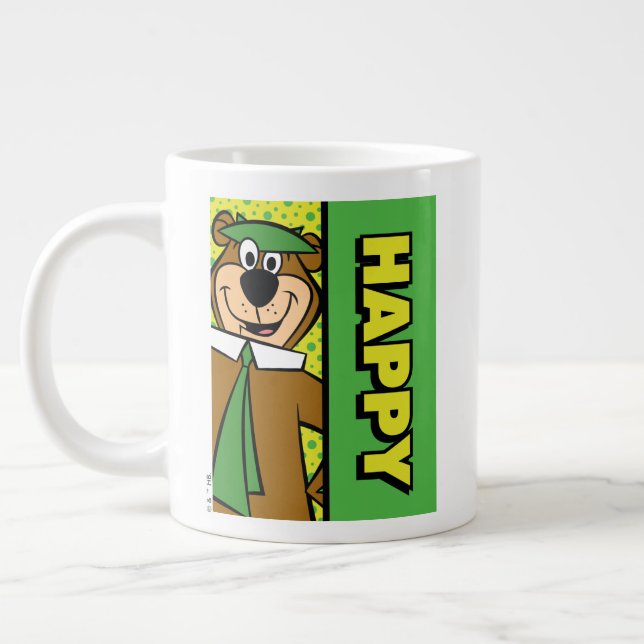 Grande Tasse Joyeux Yogi Bear (Gauche)