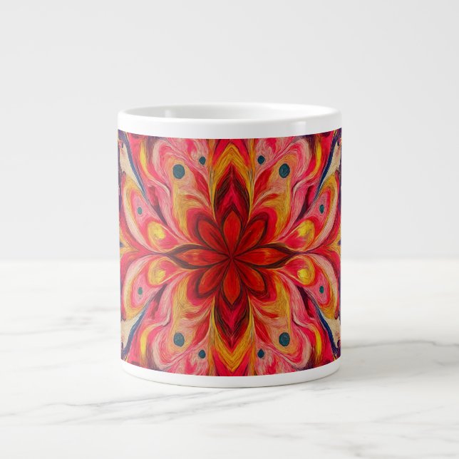 Grande Tasse Joyful Kaleidoscope Color coffee Mug (Devant)