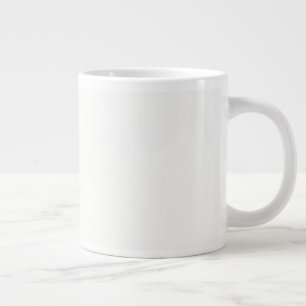 Grande Tasse Jumbo blanc classique