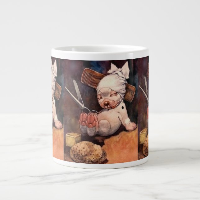 Grande Tasse Jumbo Boug de spécialités, Adorable drôles d'os ch (Devant)