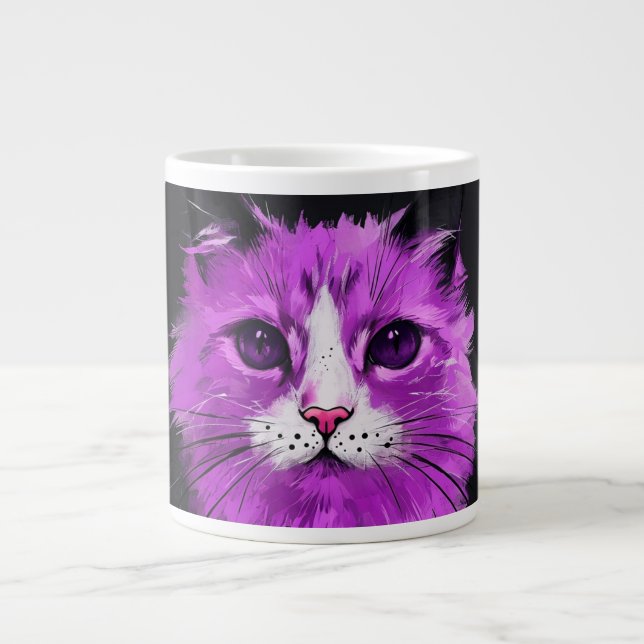 Grande Tasse Jumbo Cat Café Mug (Devant)