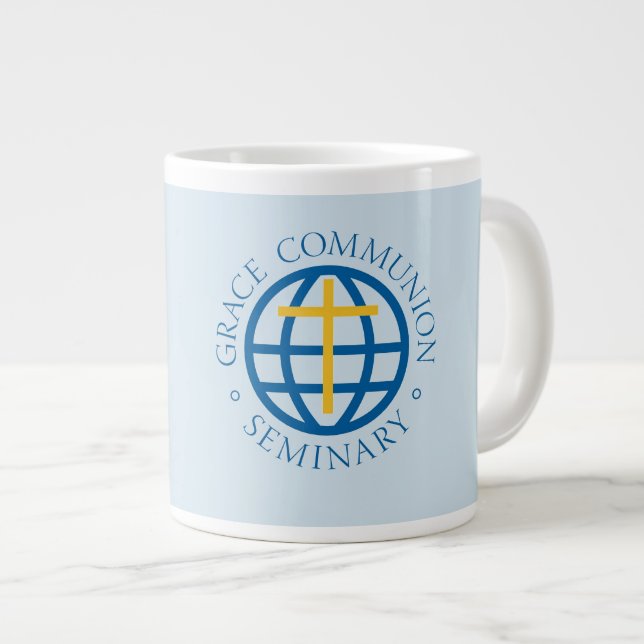Grande Tasse Jumbo Coffee Mug - 20 onces - bleu pâle (Devant droit)