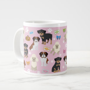 Grande Tasse Jumbo de Mug Personnalisé - Chien Group 2