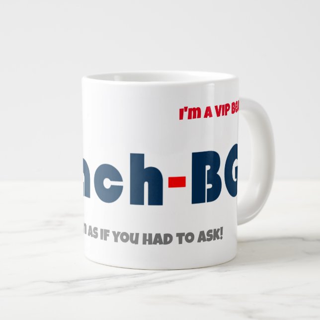 Grande Tasse Jumbo Mug Beach-BG (Devant droit)