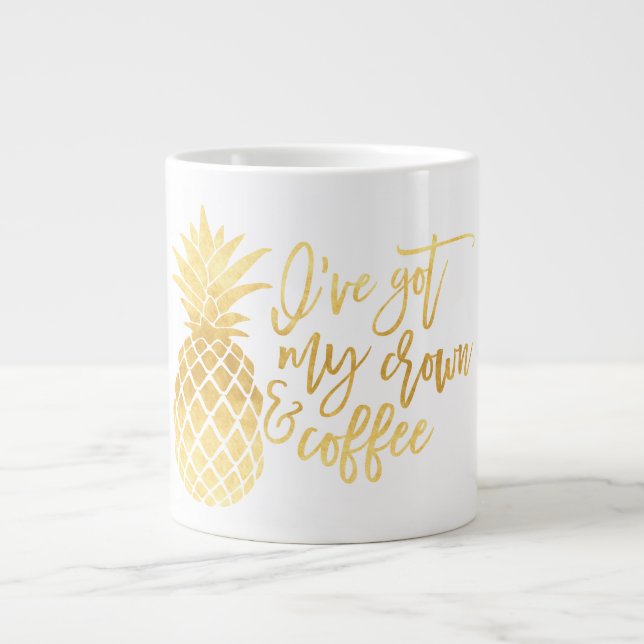 Grande Tasse Jumbo Mug d'ananas (Devant)