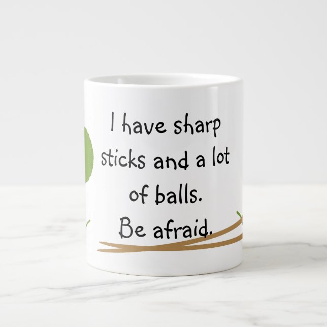 Grande Tasse Jumbo Mug de Tricot (Devant)