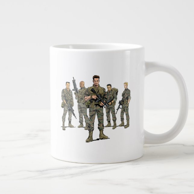 Grande Tasse Jumbo Mug - Marines & Logo "Blowback" (Droite)