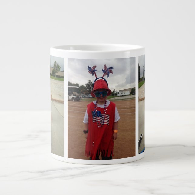 Grande Tasse Jumbo Photo Mug Jumbo Mug - Customisé (Devant)