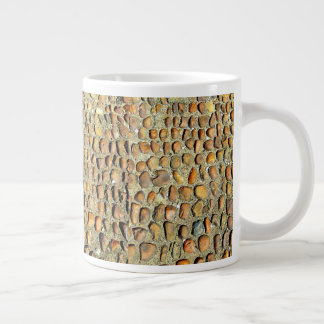 Grande Tasse Jumbo Spécialty Mug ! Motif En Pierre Unique !