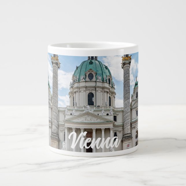 Grande Tasse Karlskirche à Vienne, Autriche (Devant)