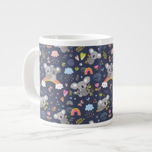 Grande Tasse Koala Rainbow Love Motif