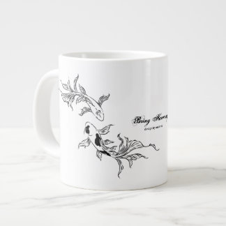 Grande Tasse Koi Art Eternal Flow